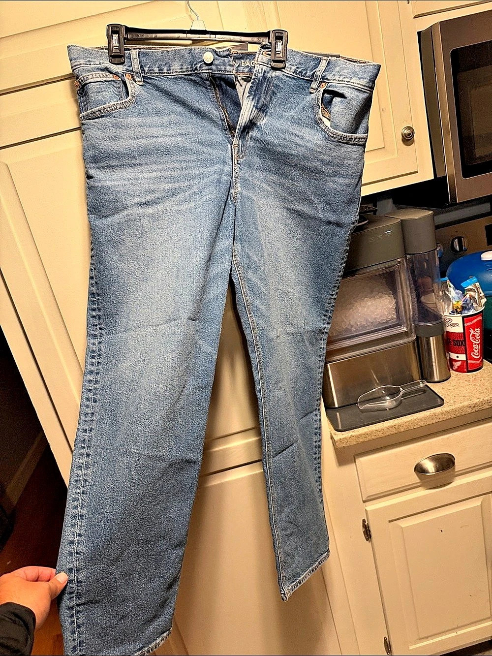 American Eagle Straight Women's Leg Jeans Blue Waist 34 NWT